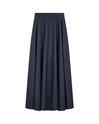 Giovanna Nicolai Navy Circle 39" Skirt With Back Zipper at Dress Code itsdresscode.com