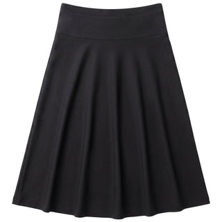 Elle Couture Black Ponte Pull On 32" Skirt