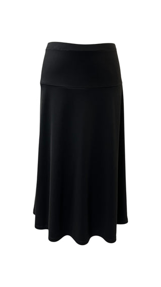Simondona Black Flairy Yoke Maternity 28" Skirt With Lining at Dress Code itsdresscode.com