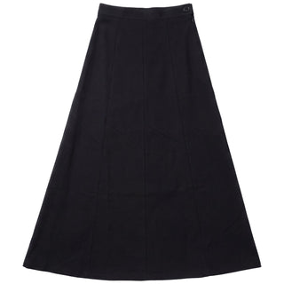 Faves Black Denim Maxi 38" Trumpet Skirt at Dress Code itsdresscode.com