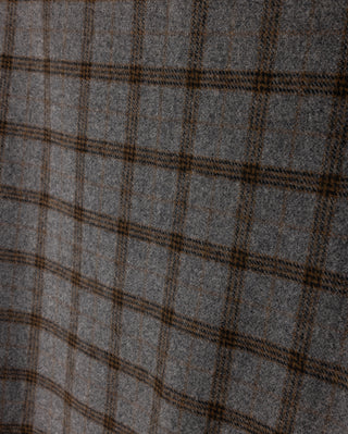 altimge2 for Honest Edit Grey Plaid Wool A Line Abstract 36" Skirt at Dress Code itsdresscode.com