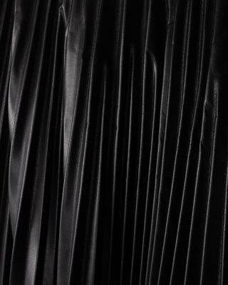 altimge2 for Nostalgia Black Doby Leather Pleat 36" Skirt at Dress Code itsdresscode.com