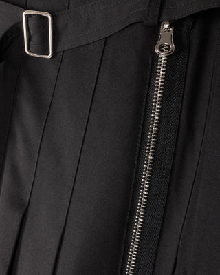 altimge2 for Story Black Pleated Wrap 36" Skirt at Dress Code itsdresscode.com