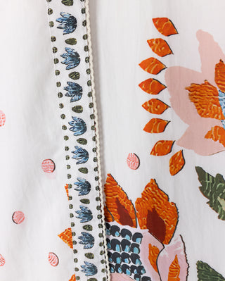 W-24116 White Summer Garden 35" Skirt
