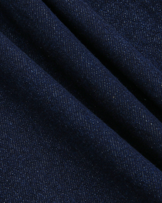 W-27614 Blue Denim Pleated 27" Skirt with Suede Belt