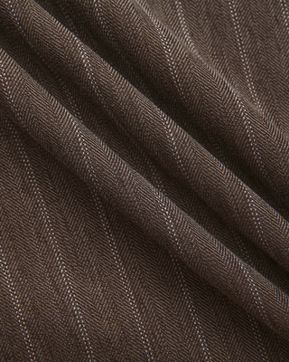 W-28258 Taupe Pinstripe Ruffle 36" Skirt