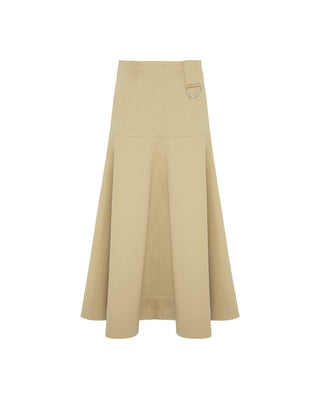 5971 Stone Panel Yoke Buckle Design 33" Skirt