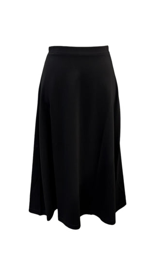 Paniz Black Basic Stretch 30" Pull On Skirt at Dress Code itsdresscode.com